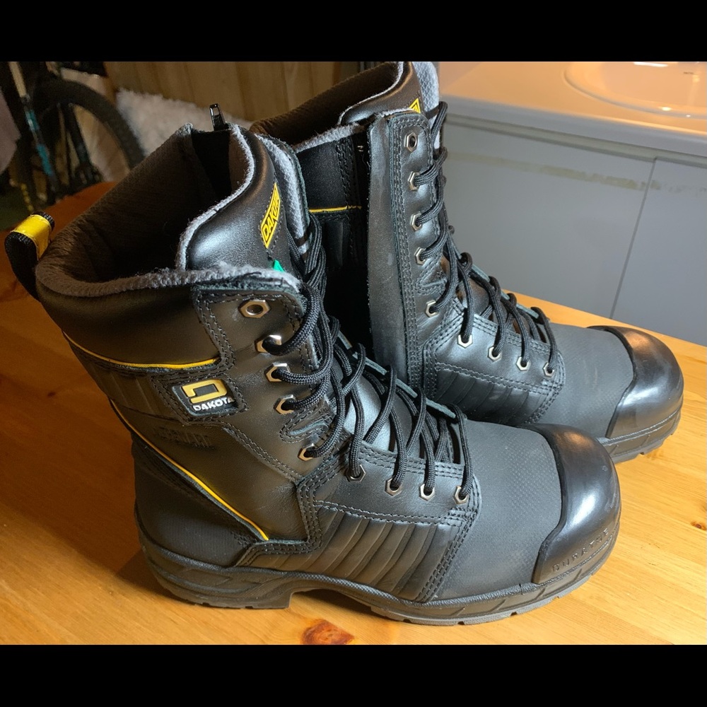 Men's 8 Inch Work Boots - Picture 3 of 6